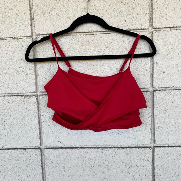 ALO Yoga Red Sports Bra - Picture 3 of 5